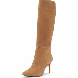 Vince Knee-High Suede Stiletto Boot